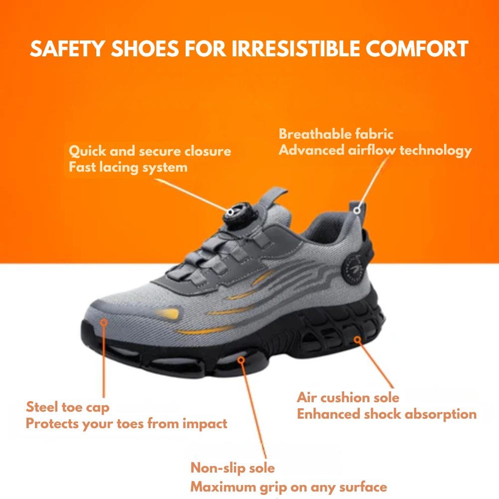 נעלי בטיחות ProSafe – הגנה מחוזקת, נוחות מובטחת.