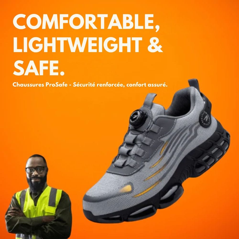 נעלי בטיחות ProSafe – הגנה מחוזקת, נוחות מובטחת.